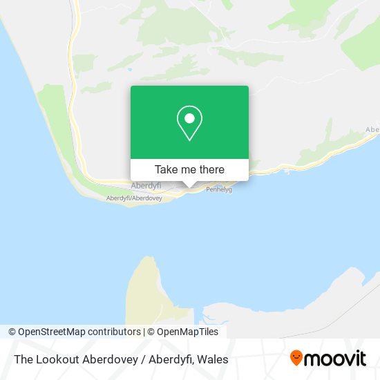 The Lookout Aberdovey / Aberdyfi map