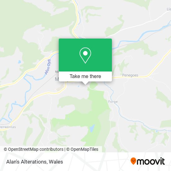 Alan's Alterations map