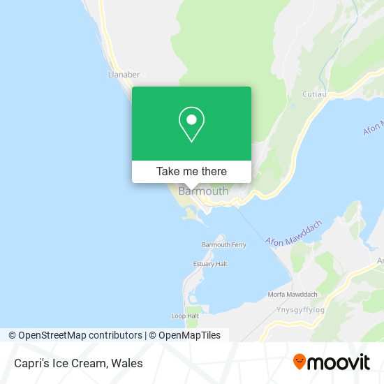 Capri's Ice Cream map