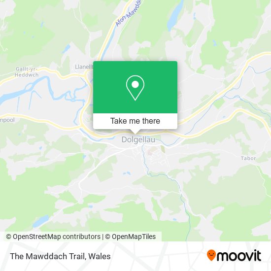 The Mawddach Trail map