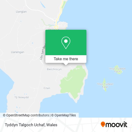 Tyddyn Talgoch Uchaf map
