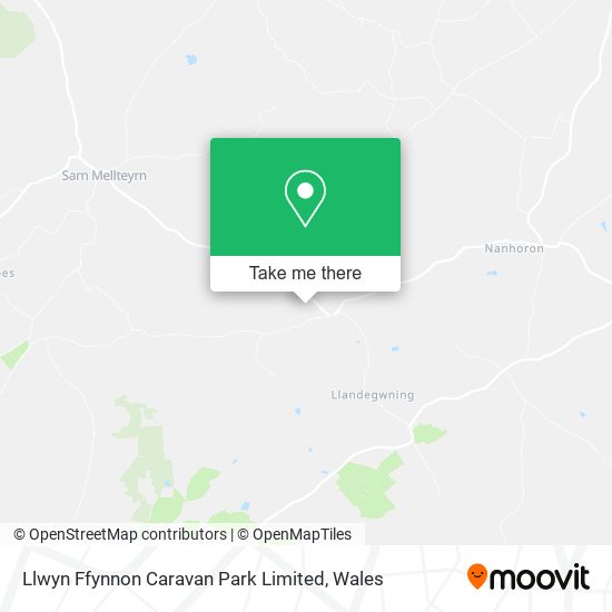 Llwyn Ffynnon Caravan Park Limited map