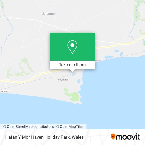 Hafan Y Mor Haven Holiday Park map