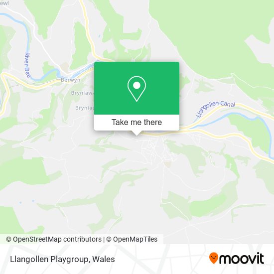 Llangollen Playgroup map