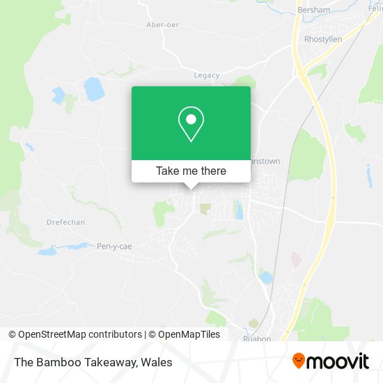 The Bamboo Takeaway map