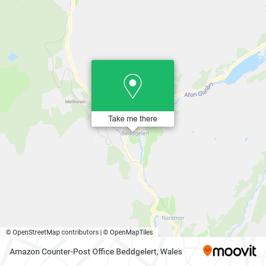 Amazon Counter-Post Office Beddgelert map
