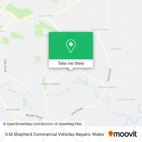 S.M.Shepherd Commercial Vehicles Repairs map