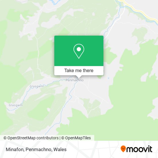 Minafon, Penmachno map