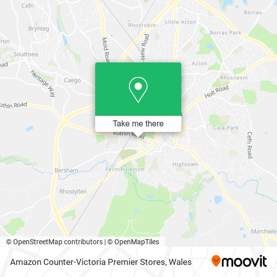 Amazon Counter-Victoria Premier Stores map