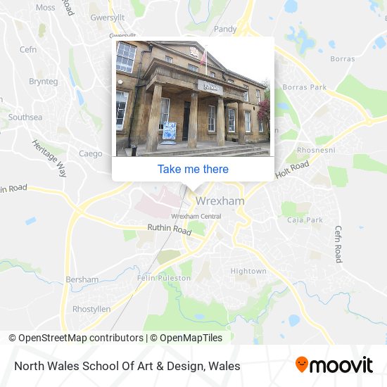 North Wales School Of Art & Design map