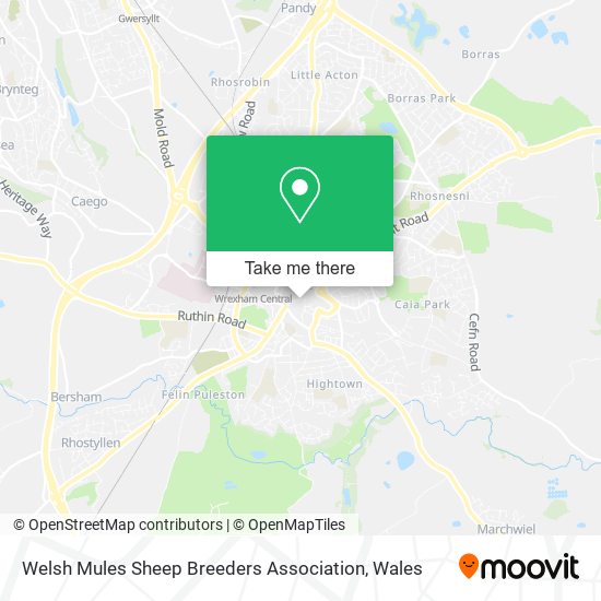 Welsh Mules Sheep Breeders Association map