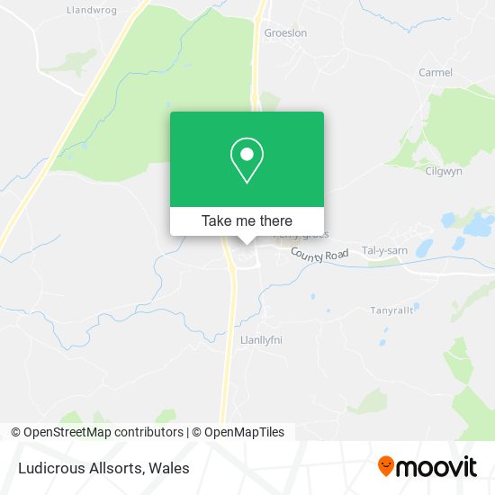 Ludicrous Allsorts map