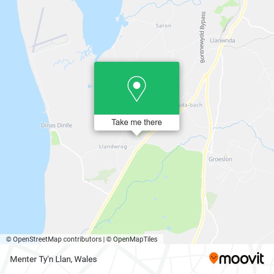 Menter Ty'n Llan map
