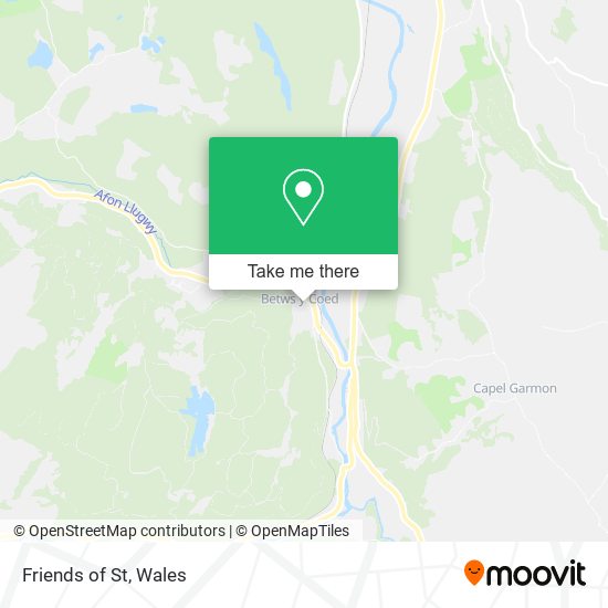 Friends of St map