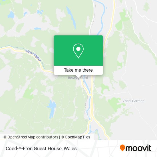 Coed-Y-Fron Guest House map