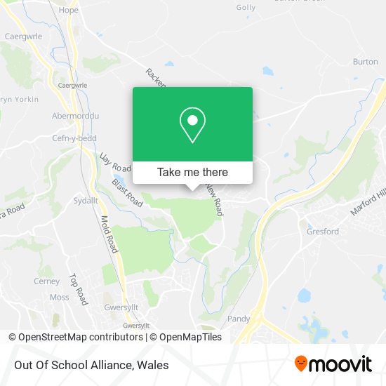 Out Of School Alliance map