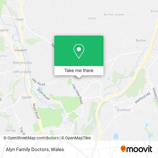 Alyn Family Doctors map