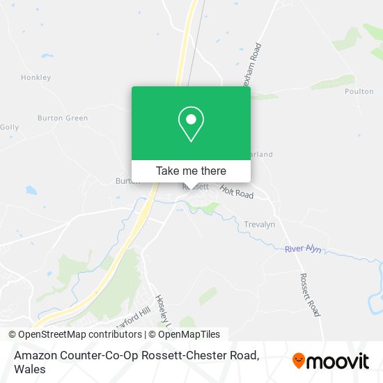 Amazon Counter-Co-Op Rossett-Chester Road map