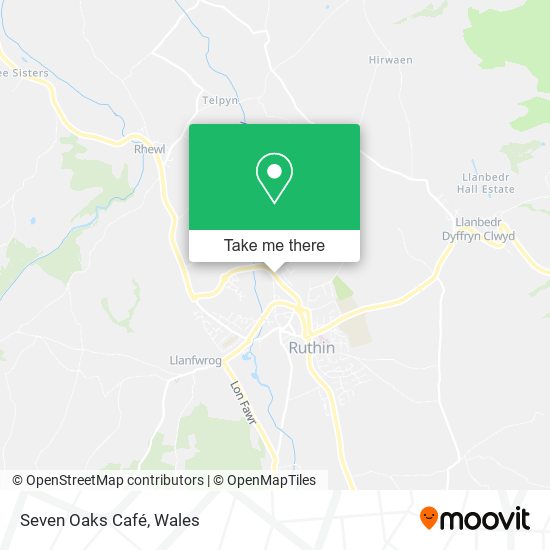 Seven Oaks Café map
