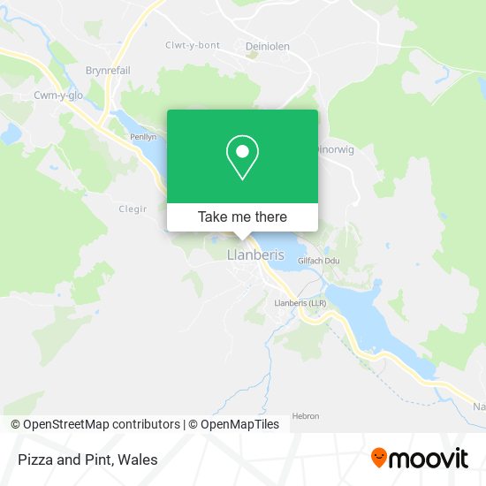 Pizza and Pint map
