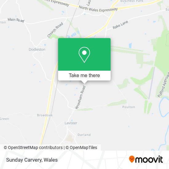 Sunday Carvery map
