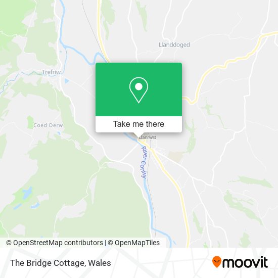 The Bridge Cottage map
