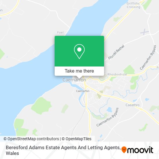 Beresford Adams Estate Agents And Letting Agents map