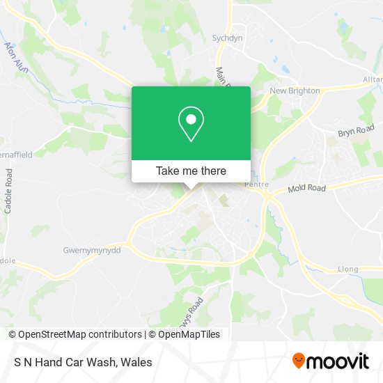 S N Hand Car Wash map
