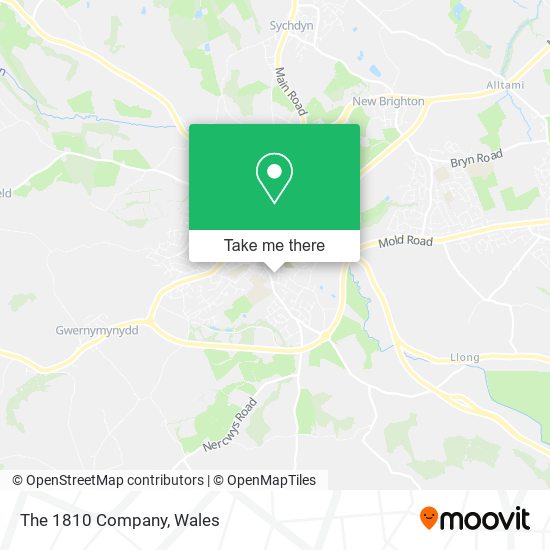 The 1810 Company map