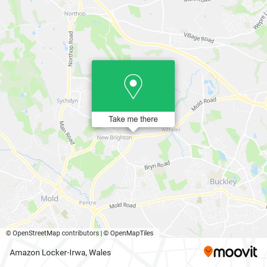 Amazon Locker-Irwa map