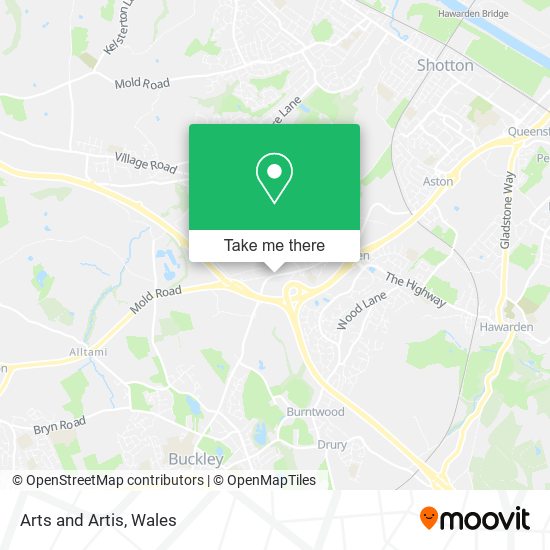 Arts and Artis map