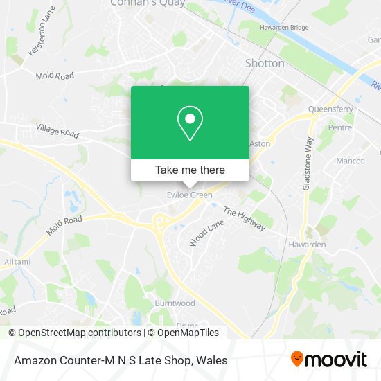 Amazon Counter-M N S Late Shop map