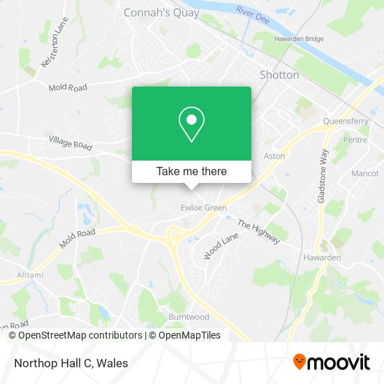 Northop Hall C map