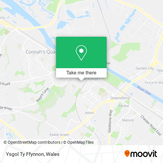 Ysgol Ty Ffynnon map