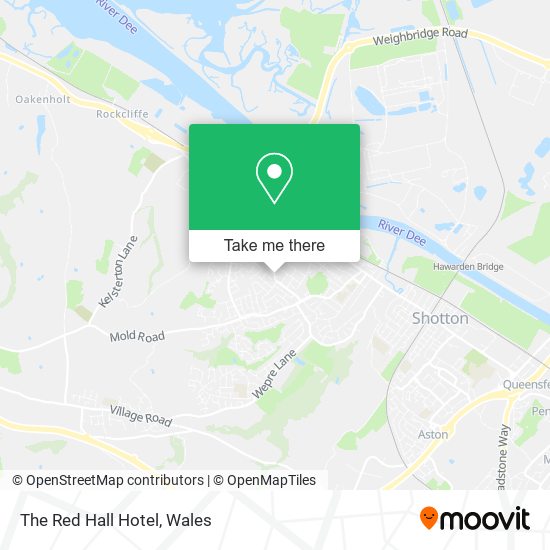 The Red Hall Hotel map