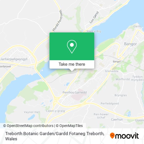 Treborth Botanic Garden / Gardd Fotaneg Treborth map