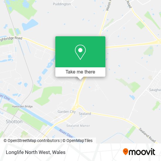 Longlife North West map
