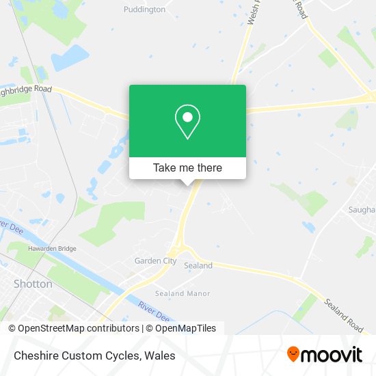 Cheshire Custom Cycles map