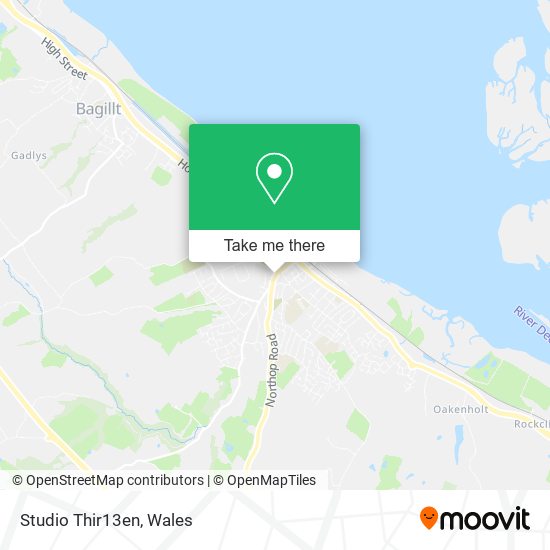 Studio Thir13en map