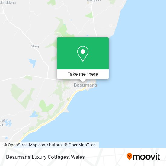 Beaumaris Luxury Cottages map