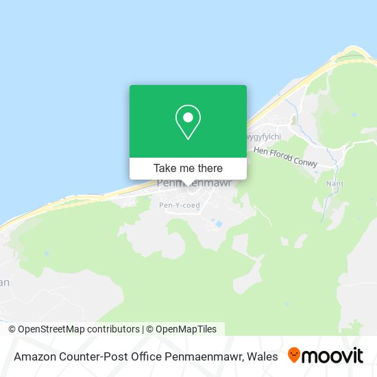 Amazon Counter-Post Office Penmaenmawr map