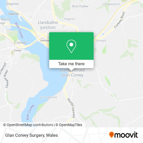 Glan Conwy Surgery map