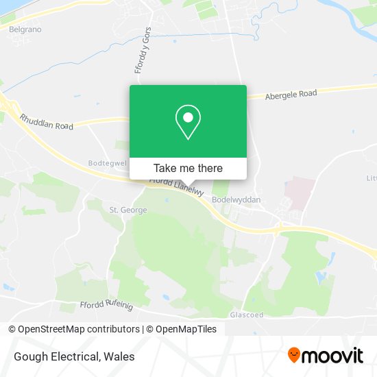 Gough Electrical map
