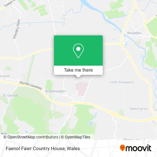 Faenol Fawr Country House map