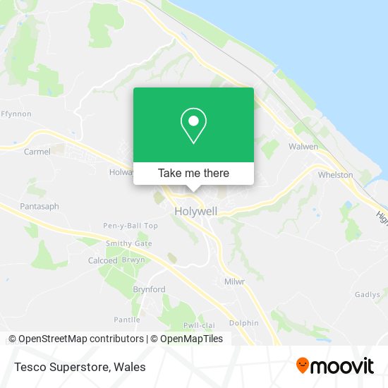 Tesco Superstore map