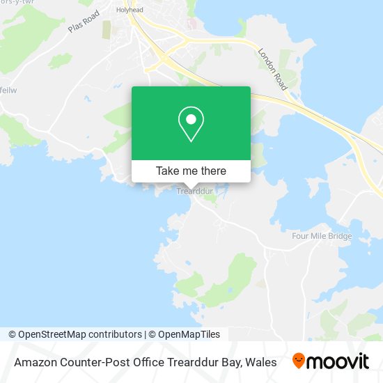 Amazon Counter-Post Office Trearddur Bay map