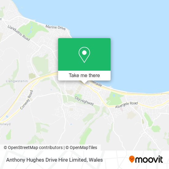 Anthony Hughes Drive Hire Limited map