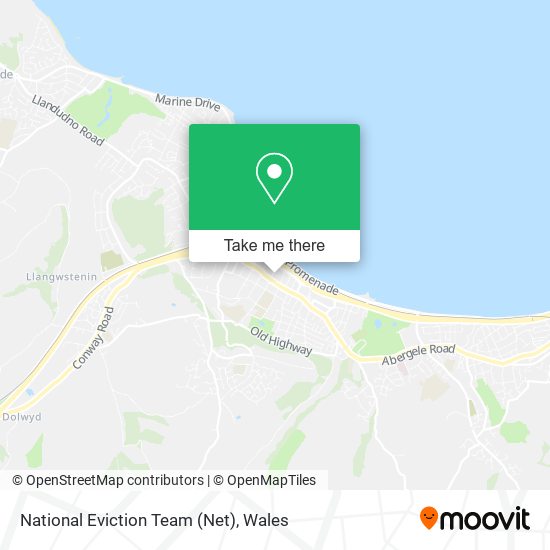 National Eviction Team (Net) map