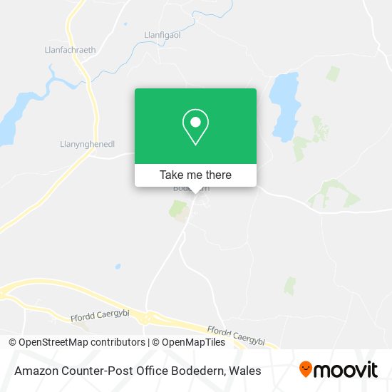 Amazon Counter-Post Office Bodedern map