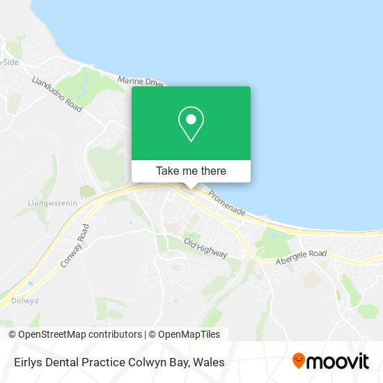 Eirlys Dental Practice Colwyn Bay map